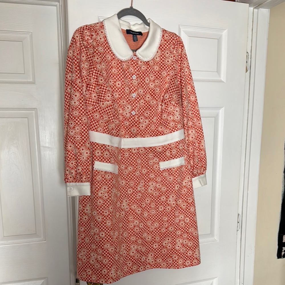 Modcloth Red and White Mini Dress